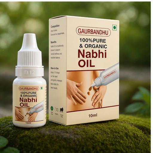 🌿 GAURBANDHU Nabhi Oil – 100% Pure & Organic Ayurvedic Wellness
