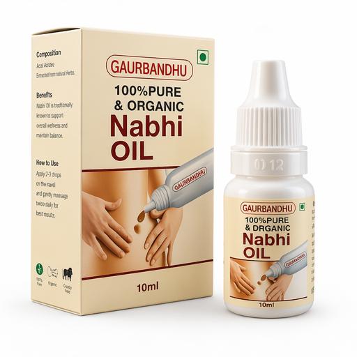 🌿 GAURBANDHU Nabhi Oil – 100% Pure & Organic Ayurvedic Wellness